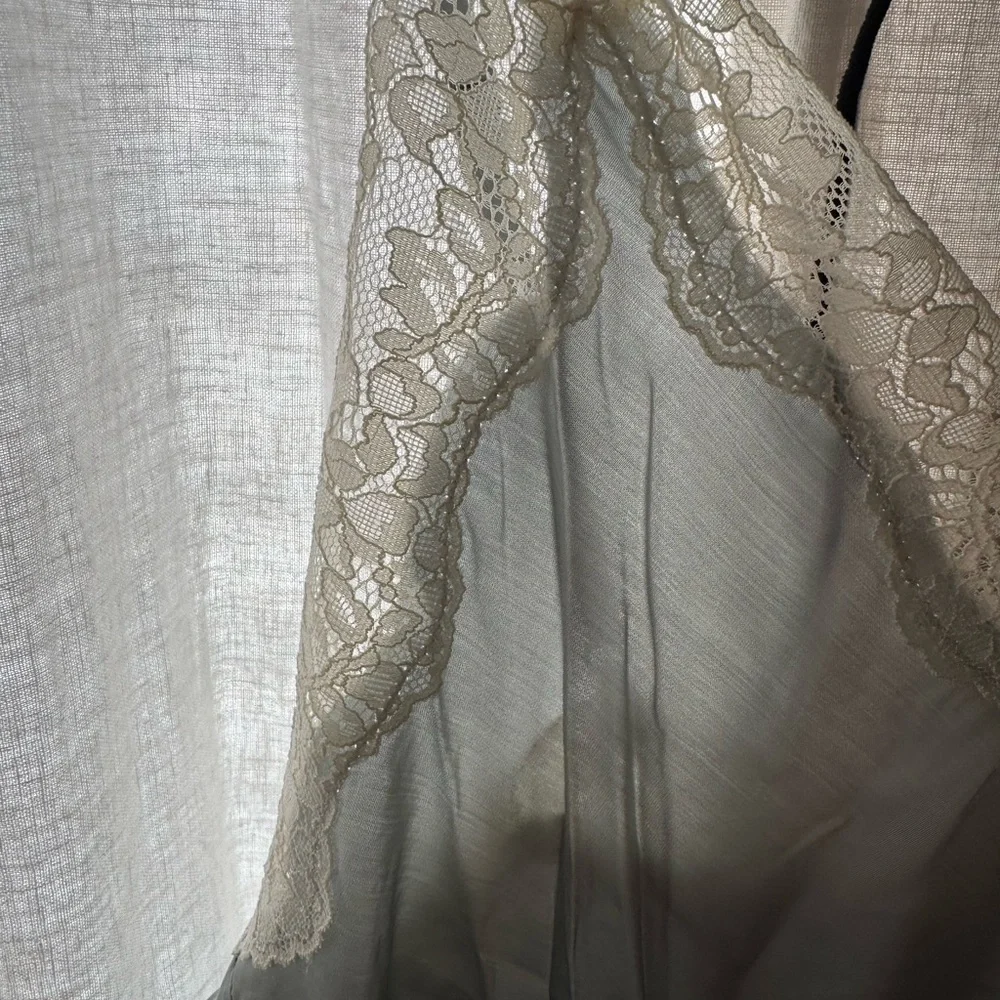 Annabelle satine lace slip nightgown - Picture 6 of 6